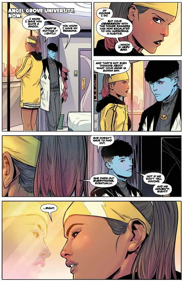 Interior preview page from Power Rangers Prime #3