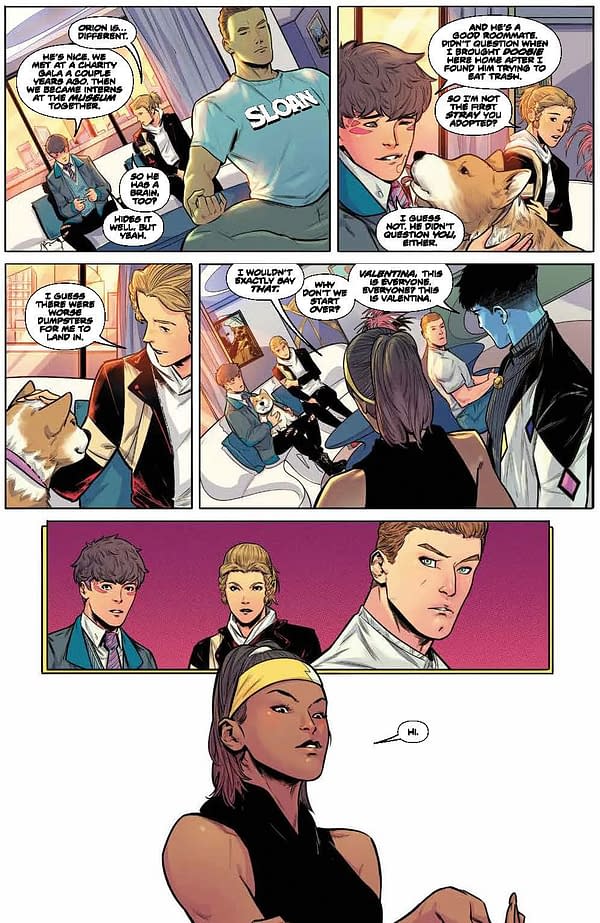 Interior preview page from Power Rangers Prime #3