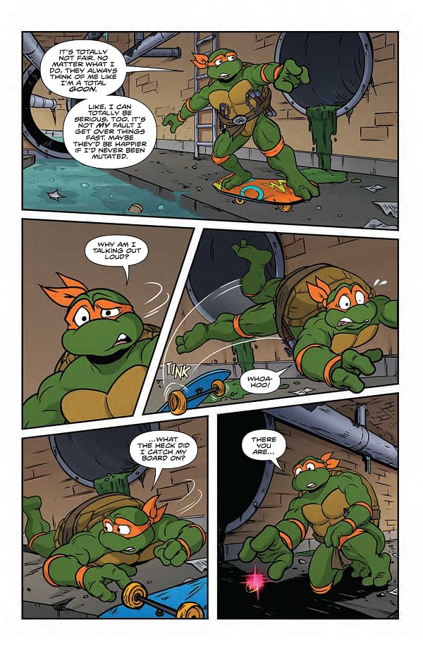 Interior preview page from TMNT: SATURDAY MORNING ADVENTURES CONTINUED #20 SARAH MYER COVER