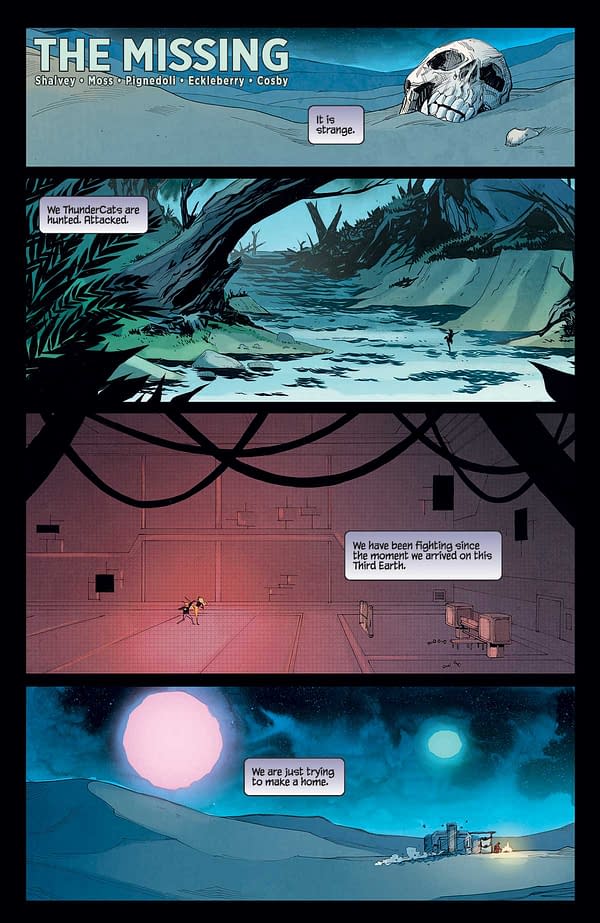 Interior preview page from Thundercats #12