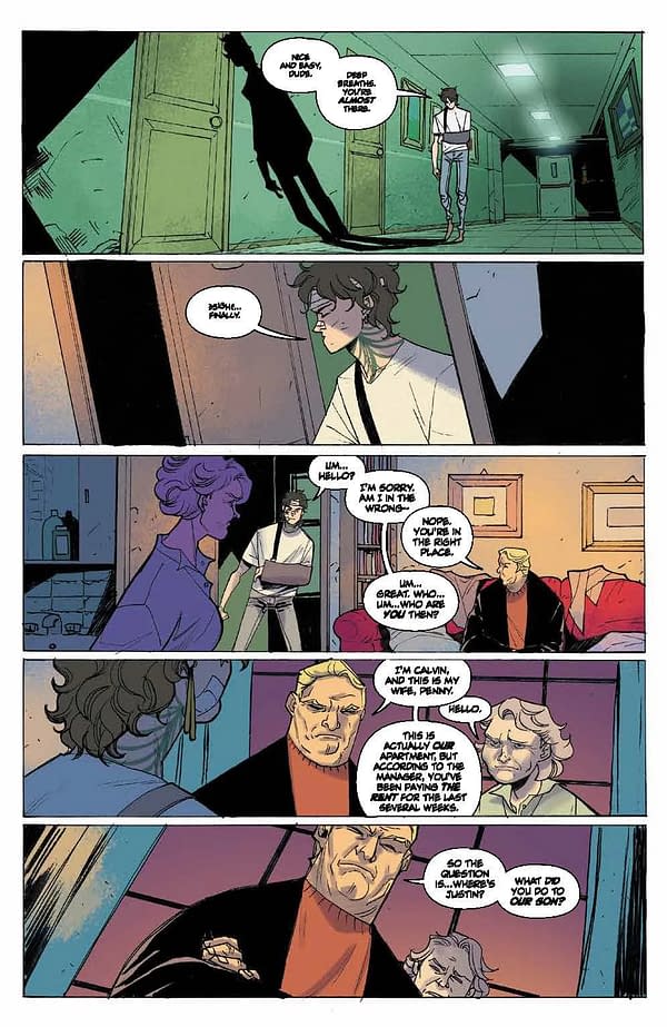 Interior preview page from Vicarious #4