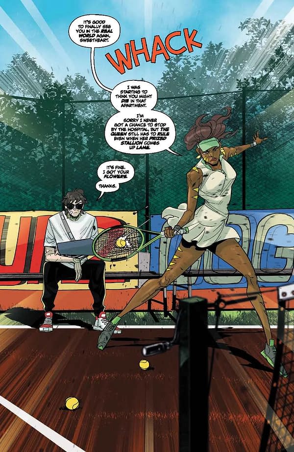 Interior preview page from Vicarious #4