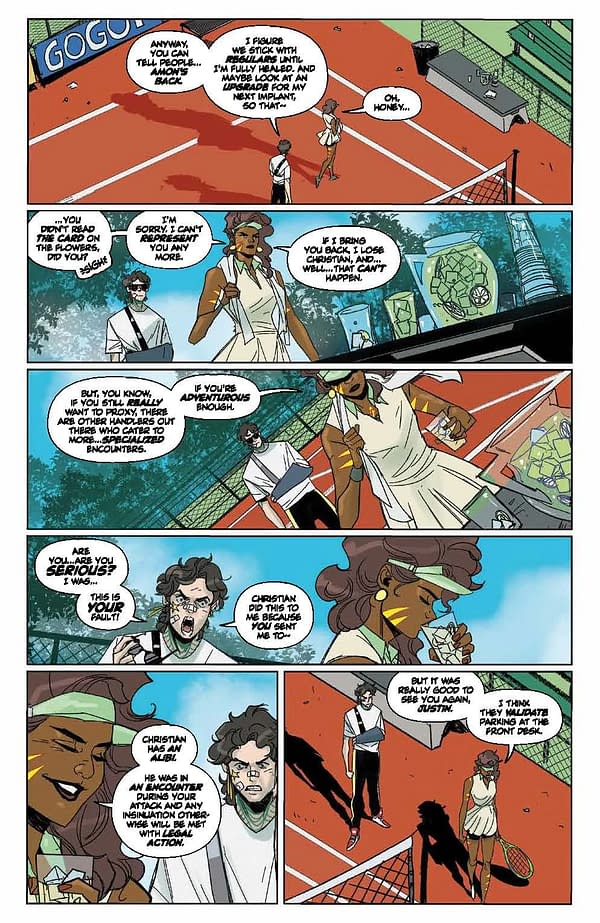 Interior preview page from Vicarious #4