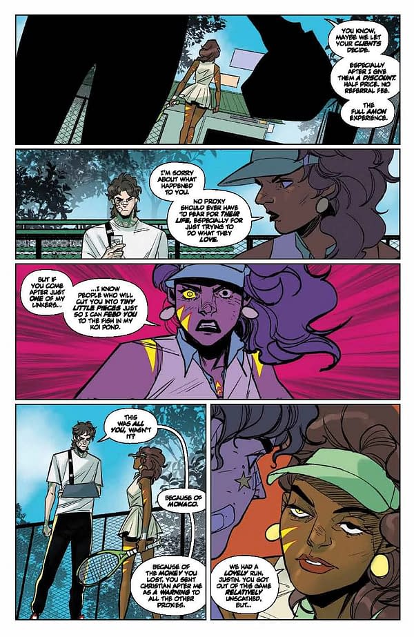 Interior preview page from Vicarious #4