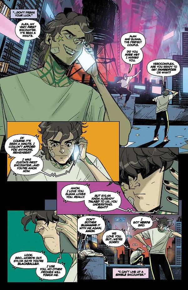 Interior preview page from Vicarious #4