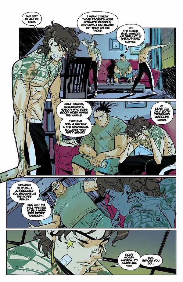 Interior preview page from Vicarious #4