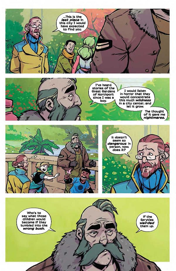 Interior preview page from Wynd The Power Of The Blood #1