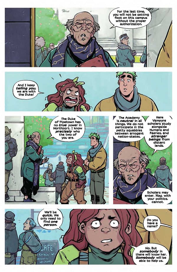 Interior preview page from Wynd The Power Of The Blood #1