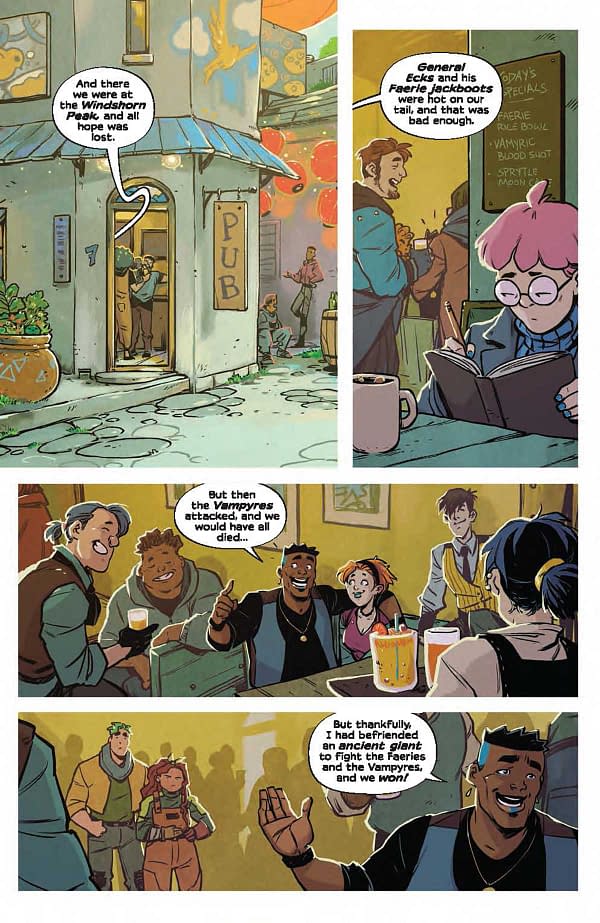 Interior preview page from Wynd The Power Of The Blood #1