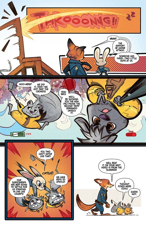 Interior preview page from Zootopia #1