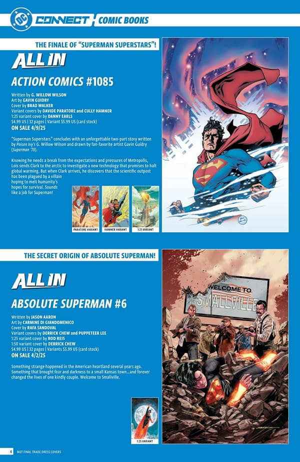 DC Comics' Full April 2025 Solicits... More Than Just Batman