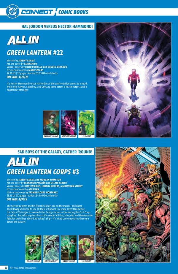 DC Comics' Full April 2025 Solicits... More Than Just Batman