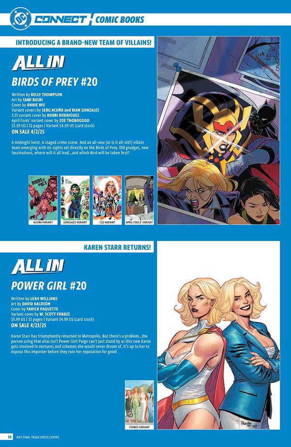 DC Comics' Full April 2025 Solicits... More Than Just Batman