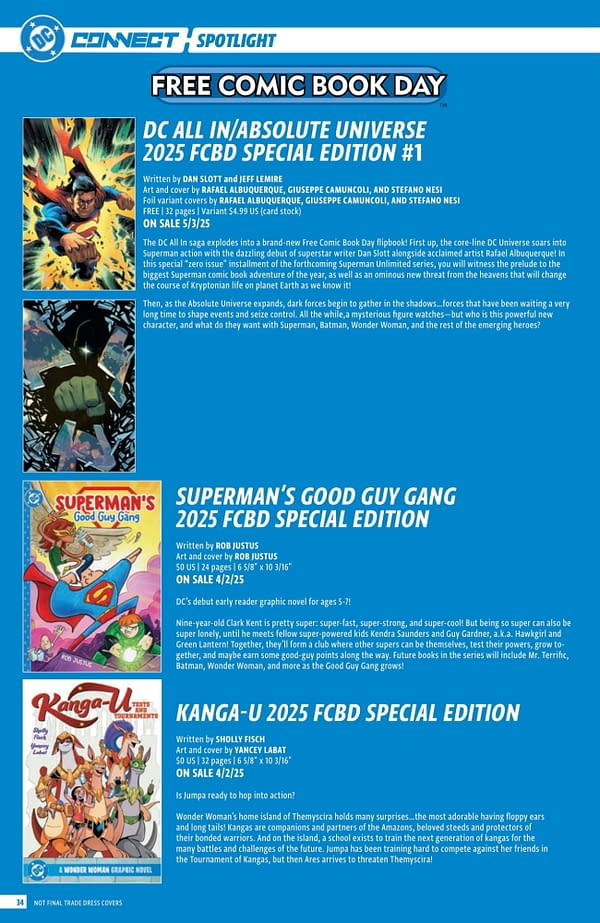 DC Comics' Full April 2025 Solicits... More Than Just Batman