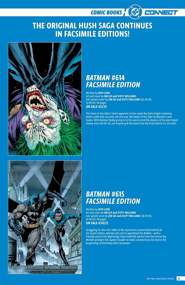 DC Comics' Full April 2025 Solicits... More Than Just Batman