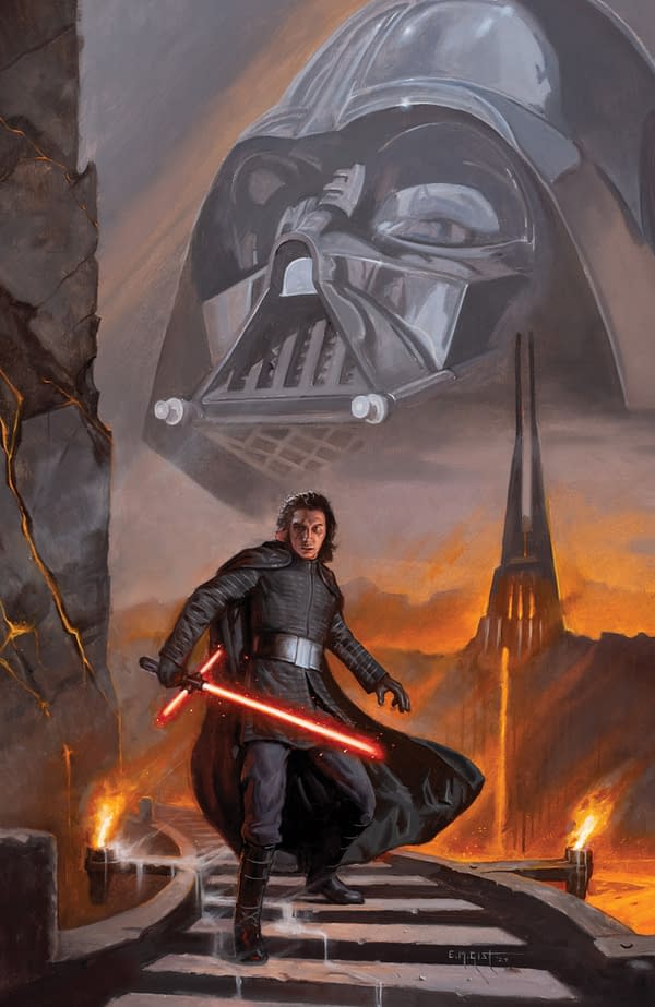 Cover image for STAR WARS: LEGACY OF VADER #1 E.M. GIST VIRGIN VARIANT