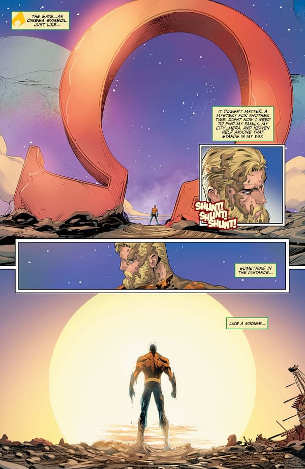 Interior preview page from Aquaman #2