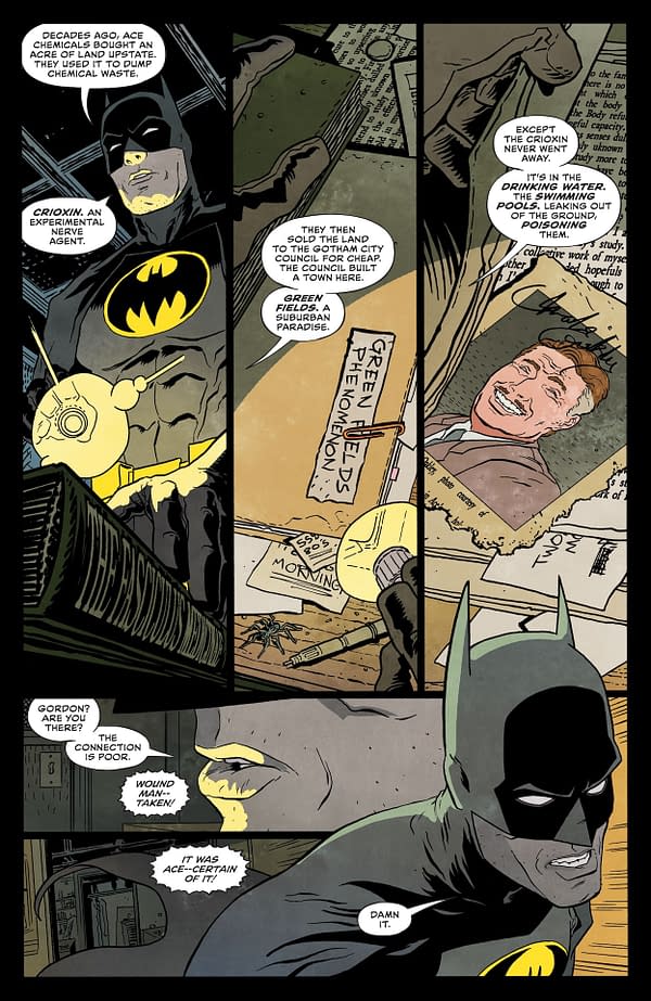 Interior preview page from Batman: Dark Patterns #3