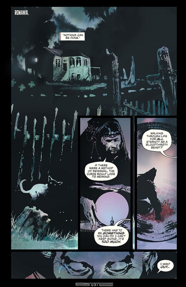 Interior preview page from Batman: Full Moon #4