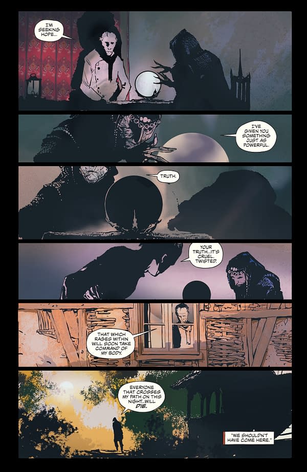 Interior preview page from Batman: Full Moon #4