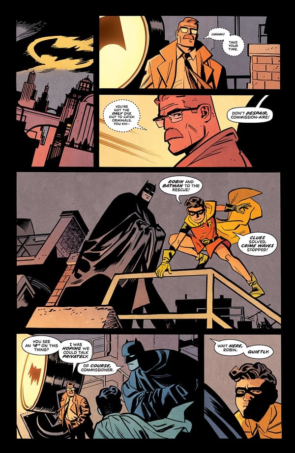 Interior preview page from Batman And Robin: Year One #5