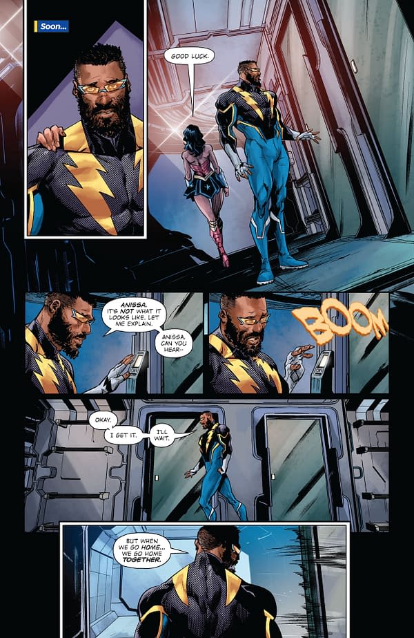 Interior preview page from Black Lightning #4