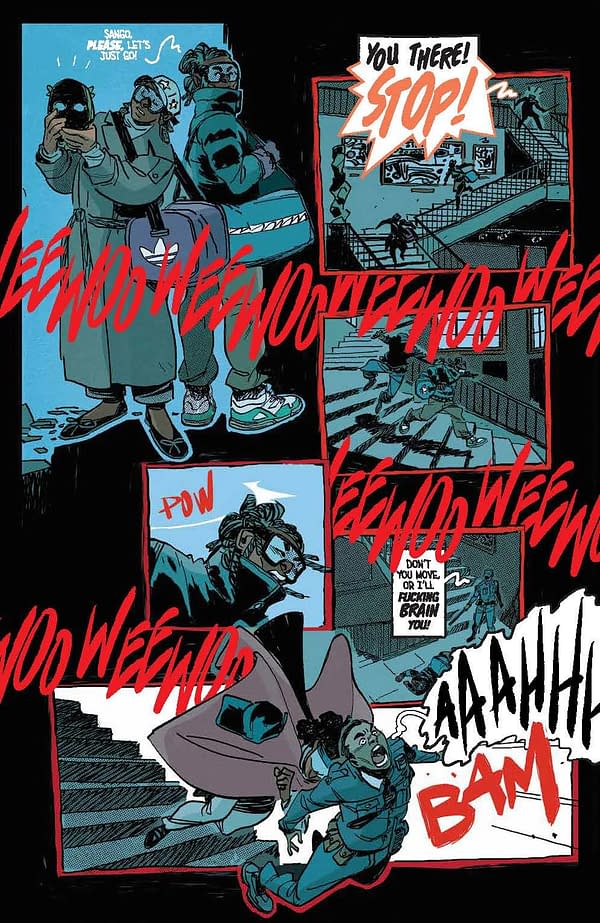 Interior preview page from Bronze Faces #1