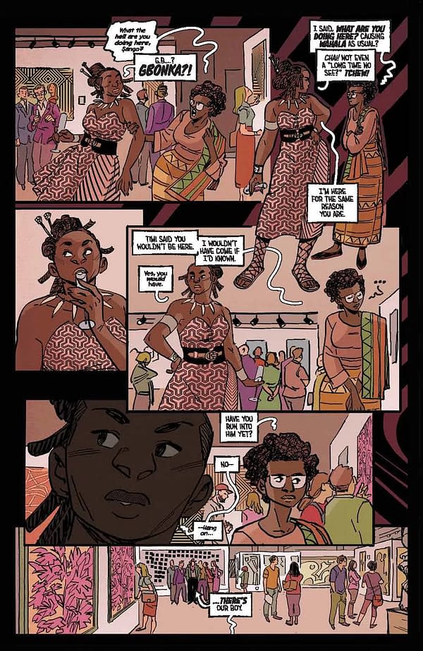 Interior preview page from Bronze Faces #1
