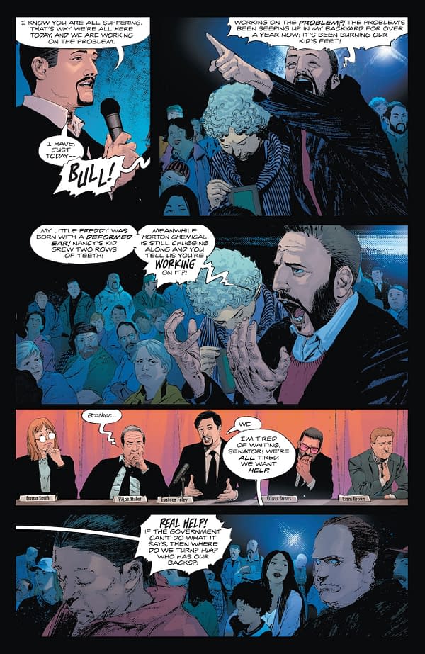 Interior preview page from Green Arrow #21