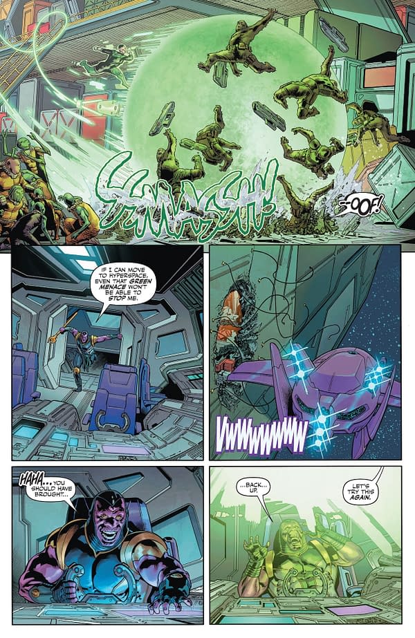 Interior preview page from Green Lantern Corps #1