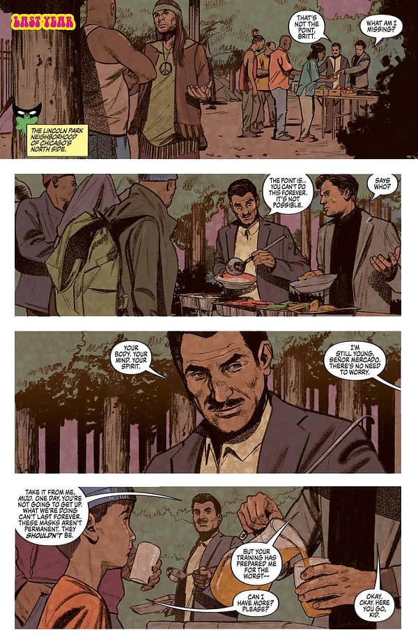 Interior preview page from Green Hornet/Miss Fury #2