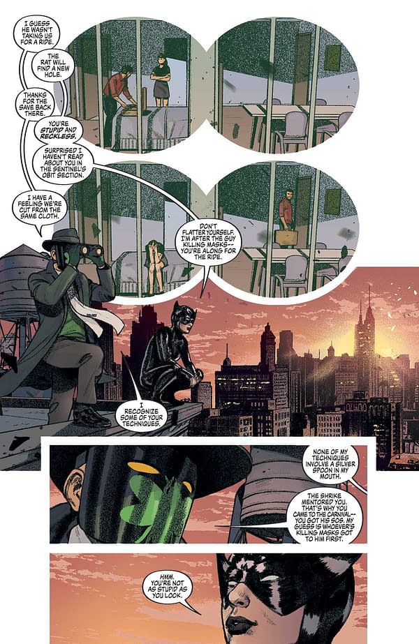 Interior preview page from Green Hornet/Miss Fury #2