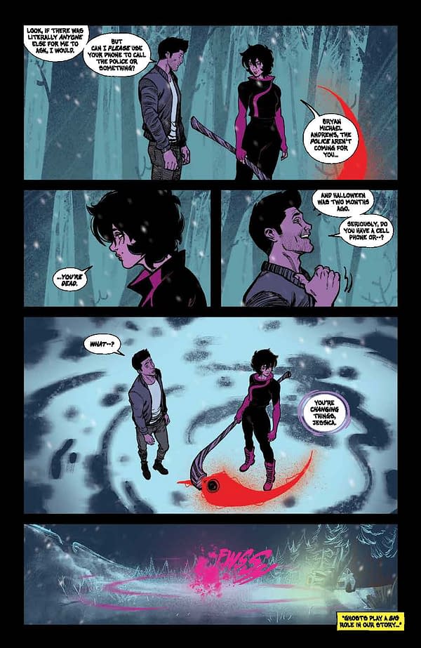 Interior preview page from Grim #21