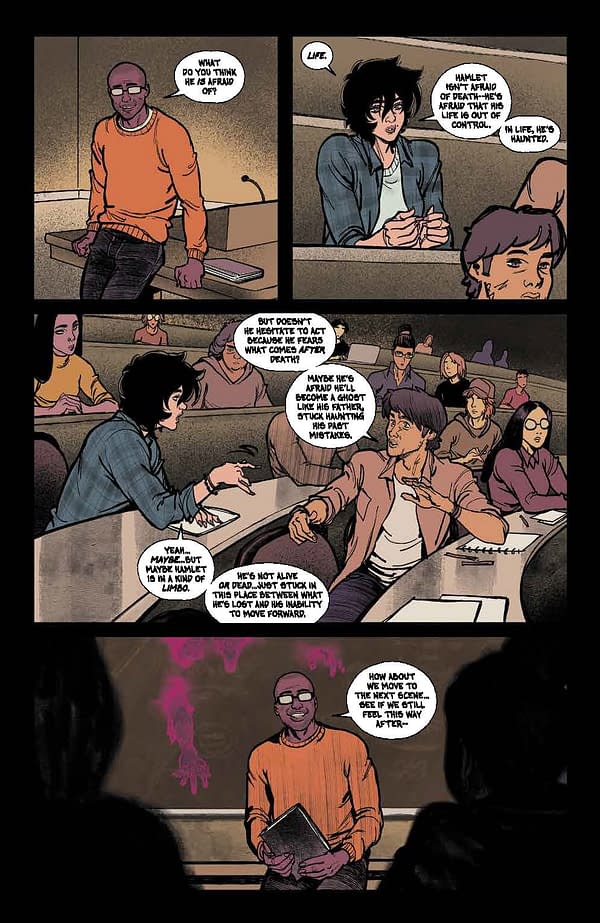 Interior preview page from Grim #21