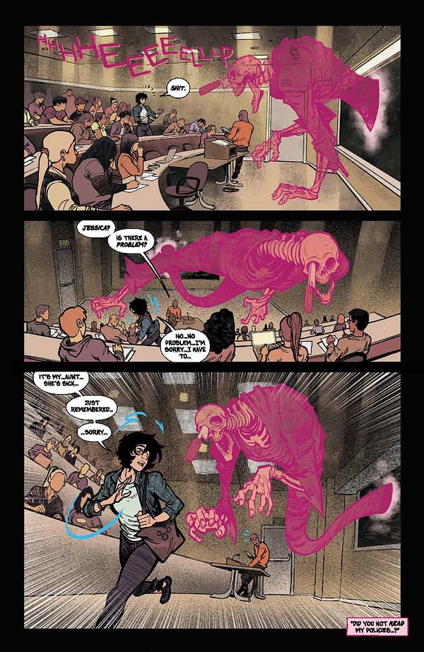Interior preview page from Grim #21