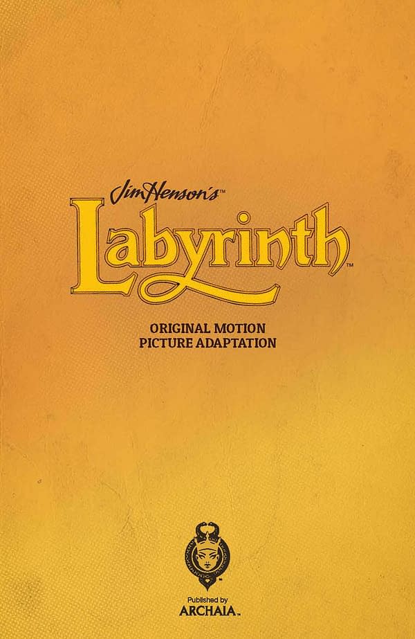 Interior preview page from Jim Henson's Labyrinth Original Motion Picture Adaptation