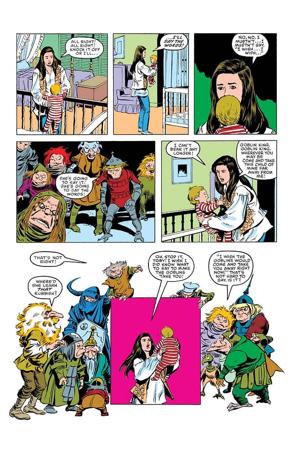 Interior preview page from Jim Henson's Labyrinth Original Motion Picture Adaptation
