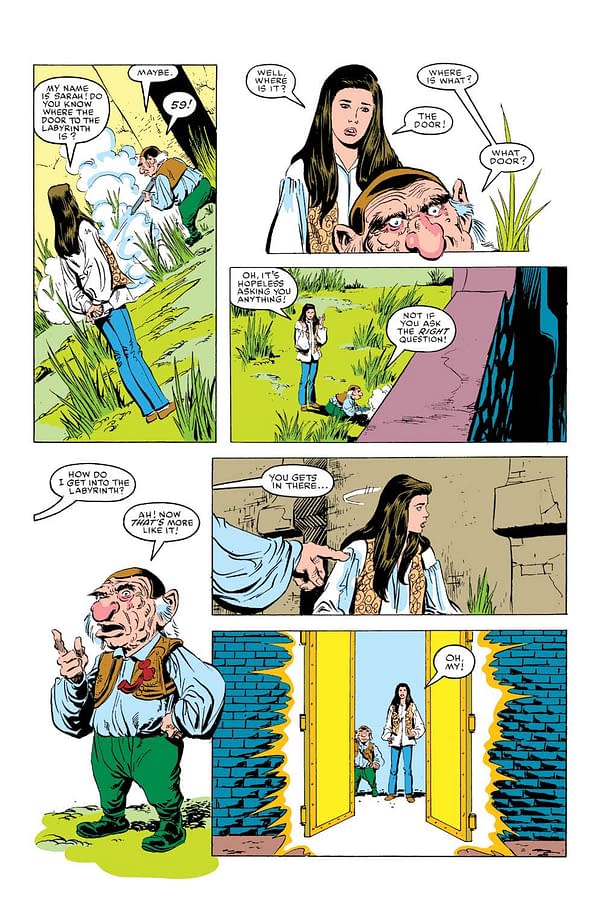 Interior preview page from Jim Henson's Labyrinth Original Motion Picture Adaptation