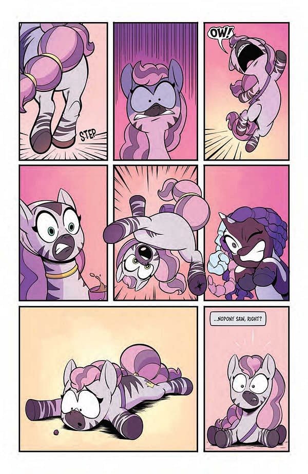 Interior preview page from MY LITTLE PONY: SKYE'S SECRET #1 NATACHA BUSTOS COVER