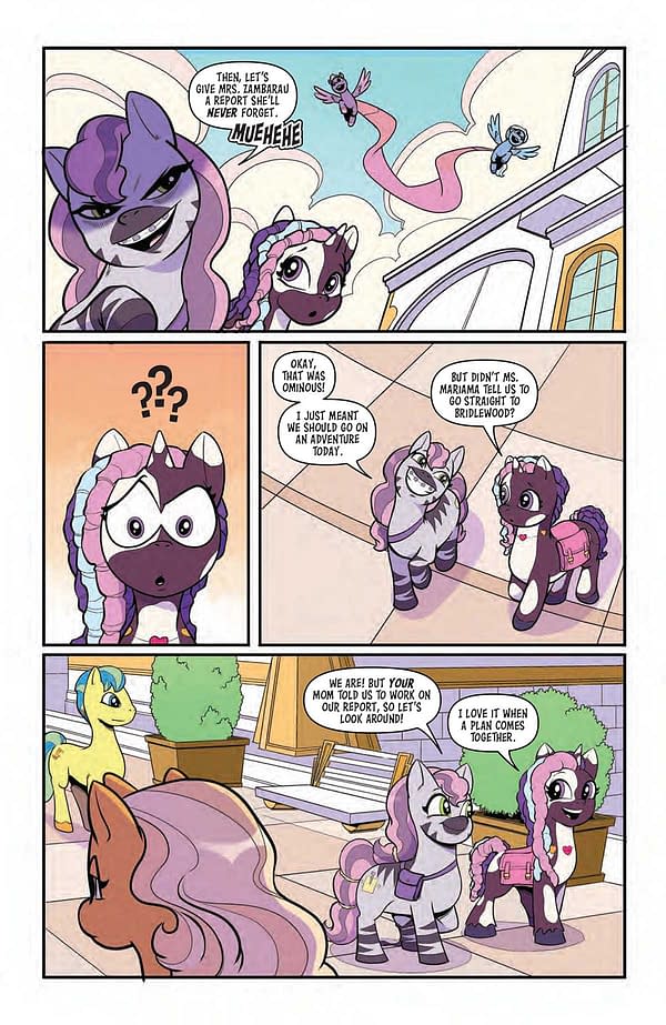 Interior preview page from MY LITTLE PONY: SKYE'S SECRET #1 NATACHA BUSTOS COVER