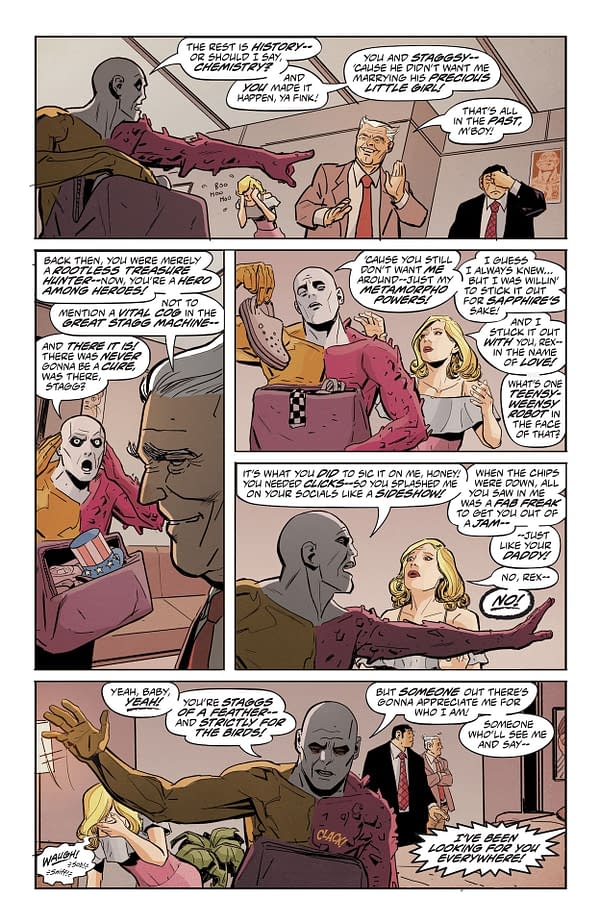 Interior preview page from Metamorpho: The Element Man #3