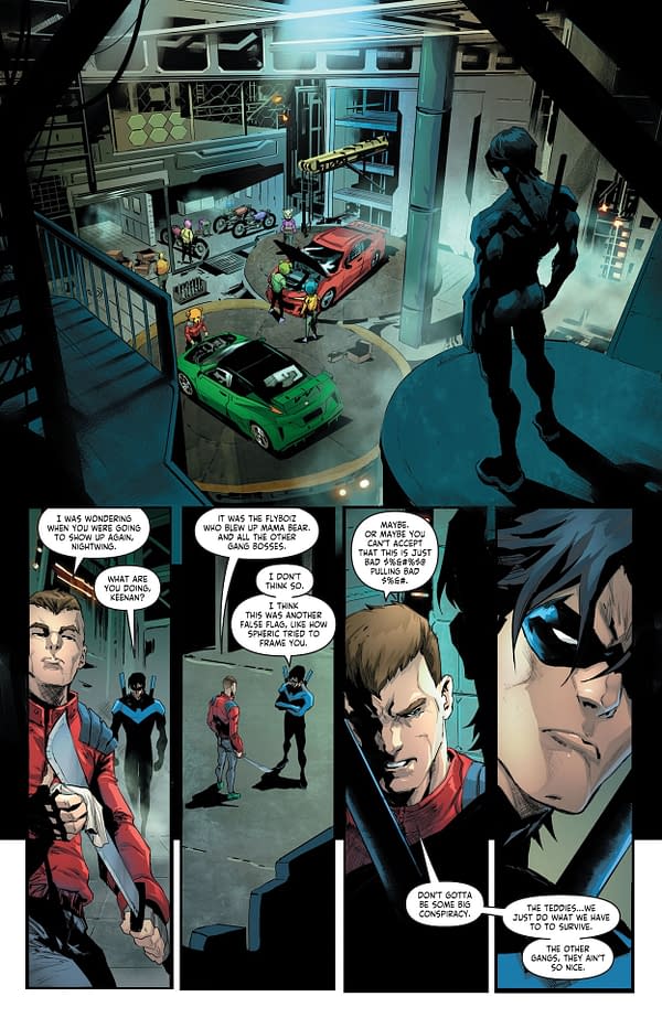 Interior preview page from Nightwing #123