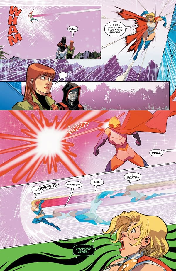 Interior preview page from Power Girl #18