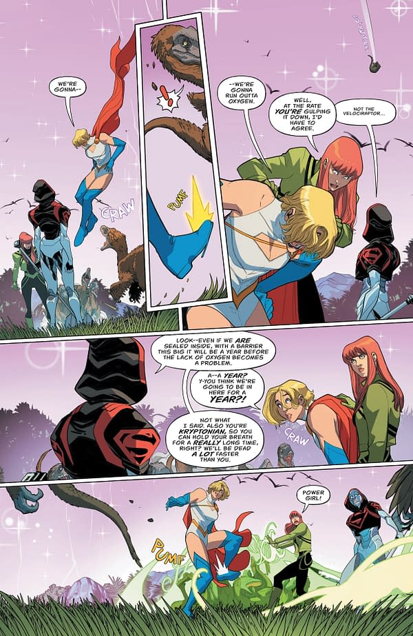 Interior preview page from Power Girl #18