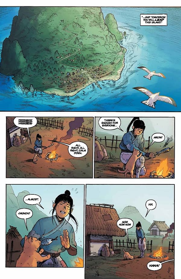 Interior preview page from Ronin Island: The Complete Collection