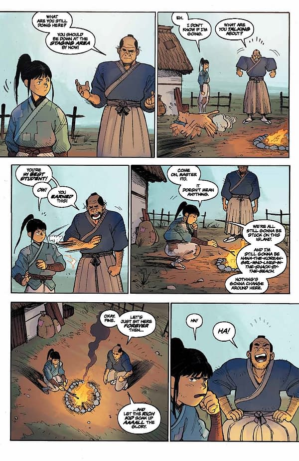 Interior preview page from Ronin Island: The Complete Collection