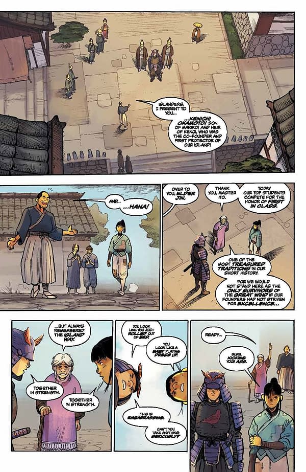 Interior preview page from Ronin Island: The Complete Collection