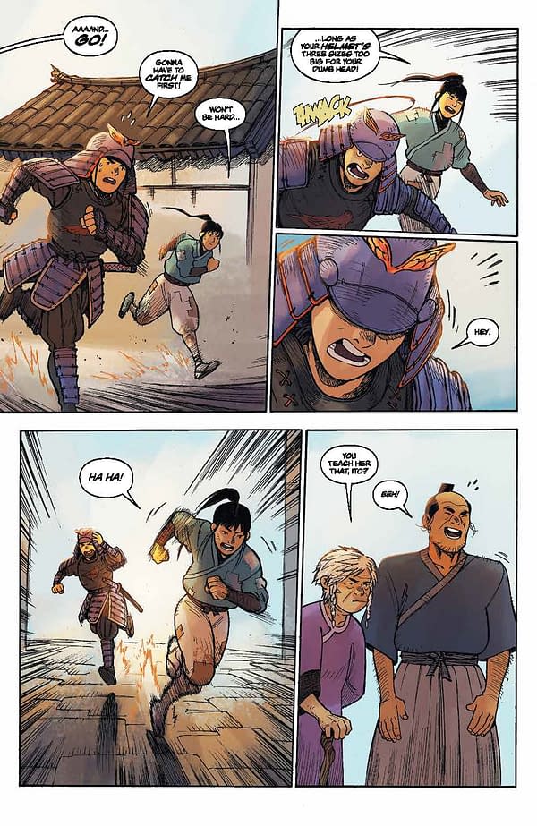 Interior preview page from Ronin Island: The Complete Collection