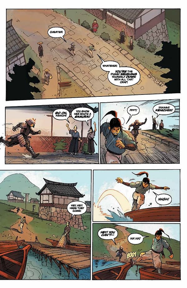 Interior preview page from Ronin Island: The Complete Collection