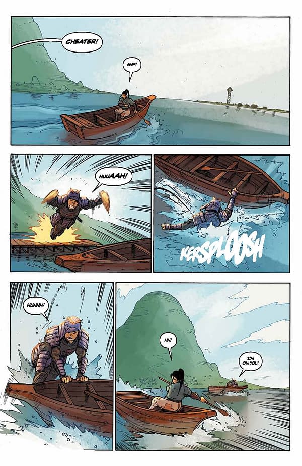 Interior preview page from Ronin Island: The Complete Collection